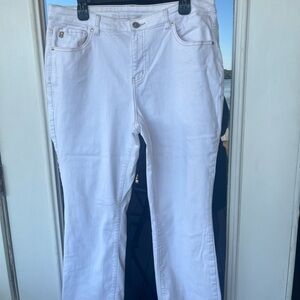 Classic White Straight Leg Women's Jeans